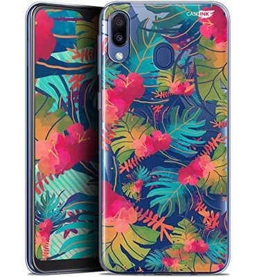 Caseink fodral för Samsung Galaxy M20 (6.3) Gel HD [ ny kollektion - mjuk - stötskyddad - tryckt i Frankrike] tropiska färger