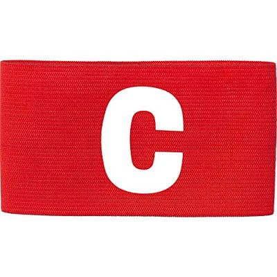 JAKO Squadra, Fascia da Capitano Unisex-Adulto, Colore: Rosso, (01) JOne sizeor, 22x7cm