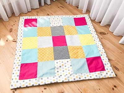 speelmat patchwork deken speeldeken babydeken 150 x 150 cm DS9