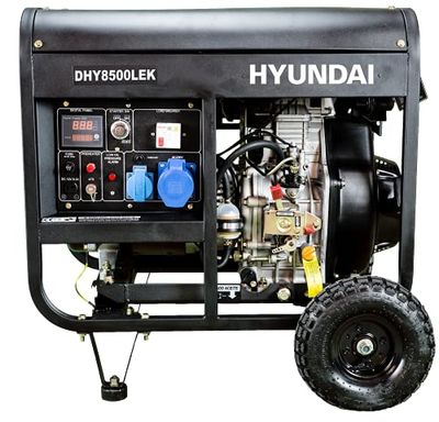 HYUNDAI HY-DHY8500LEK Generador Diésel, negro