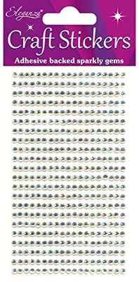 Eleganza Gems, Synthetic Material, Iridescent No.42, 16.5 x 7.6 x 0.2 cm
