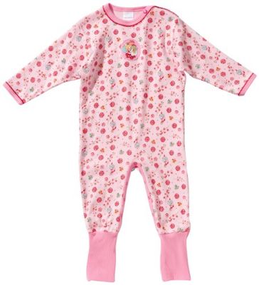 Schiesser Baby 136866-503 - Pigiama intero lungo, bambino, Rosso (Rot (503-rosa)), 92 (1½ anno)