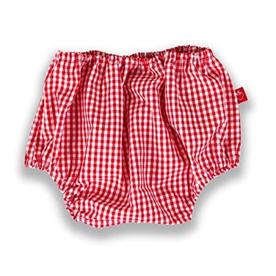 La Fraise Rouge 4251005604984 luier broek Marcel, maat 74-86, Vichy Karo, rood/wit