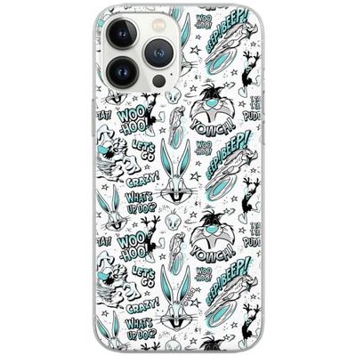 ERT GROUP mobiltelefonfodral för Samsung S10 originalt och officiellt licensierat Looney Tunes mönster 004 Vit optimalt anpassad till formen på mobiltelefonen, fodral tillverkad av TPU-plast