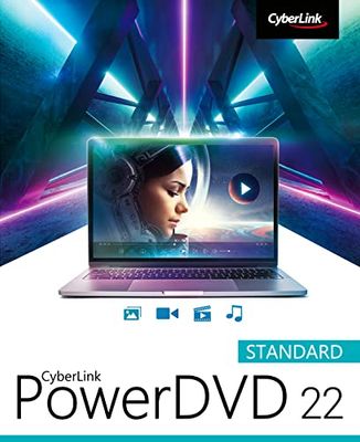 CyberLink PowerDVD 22 | Standard | PC | Código de activación PC enviado por email