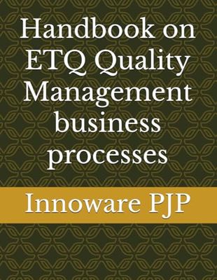 Handbook on ETQ Quality Management business processes