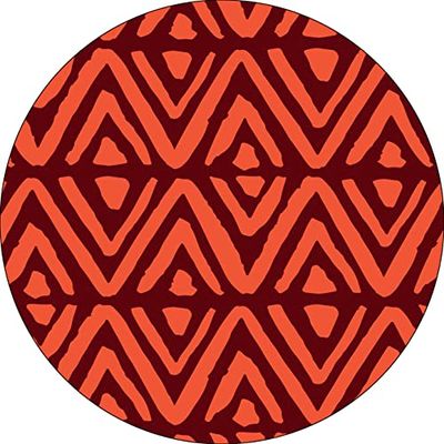 Bonateks, Ronde digitaal bedrukte muismat, antislip onderkant, voor kantoor en thuis, diameter: 22 cm