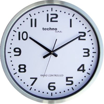 Technoline WT 8995 - Reloj de Pared, Color Plateado