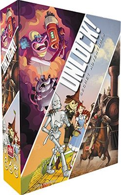 Space Cowboys | Unlock!: Secret Adventures | Unbox Now | Board Game | Ages 10+ | 1 to 6 Players | 60 Minutes [French Edition]