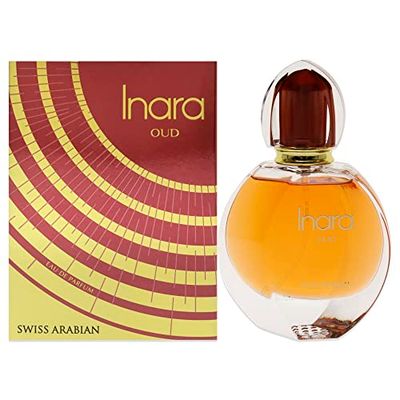 Swiss Arabian Inara Oud Eau De Parfum pour Femmes 55ML – Vanille Fruité, Safran et Oud Précieux – Parfum Doré et Sensuel