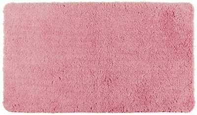 WENKO Badmat Poly hoogpolig Blush Pink douchemat, 120 x 70 x 0,5 cm
