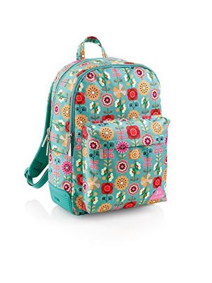 Jordi Labanda Labanda Floral Mochila Grande Triple Pro, 25 L Sac à Dos Enfants, 43 cm, Multicolore (Multicolor)