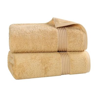 Superior Set di Asciugamani, Cotone, Oro, Teli da Bagno