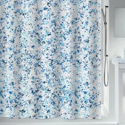 Spirella Rideau de Douche Polyester Vision 180x180cm Bleu