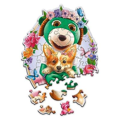 Trefl- The Treflik Family Puzzle, Multicolore, small, 20206