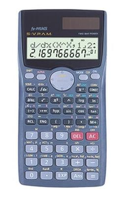 Calculadora científica con Funciones avanzadas, Pantalla LCD, y Memoria. Ideal para cálculos matemáticos y científicos complejos.