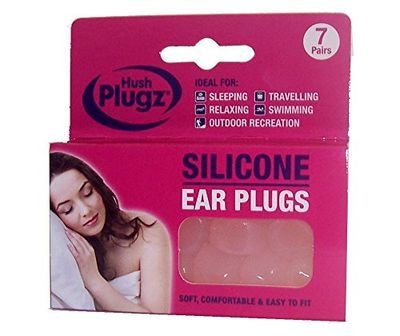 7 paires de bouchons d'oreilles Plugz en silicone par Hush