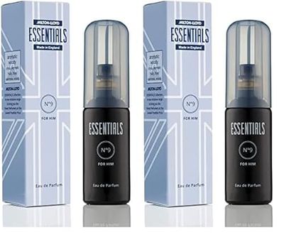 Milton-Lloyd Essentials No 9 - Parfum pour Hommes - Eau de Parfum 50ml (Lot de 2)