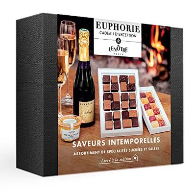 Euphorie - Coffret cadeau Saveurs intemporelles - Idée cadeau délicieuse - Une sélection de spécialités de la Maison Lenôtre
