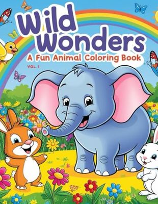 Wild Wonders: A Fun Animal Coloring Book for Kids!