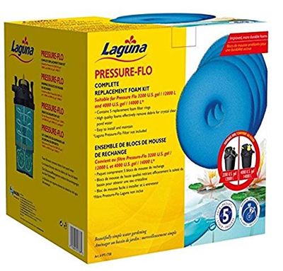Laguna Lot de 5 filtres en Mousse de Rechange pour Laguna Pressure-Flo 12000 et 14000