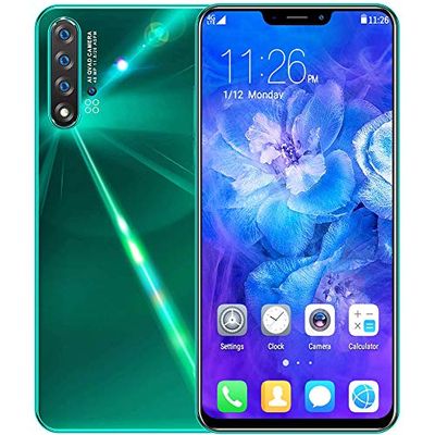 STARLIGHT Smartphone, Sistema Operativo Android 9.1 6.2 Pulgadas LIU Haiping TeléFono MóVil MáQuina De Huellas Digitales Smartphone De Ocho NúCleos Nowa6 Green