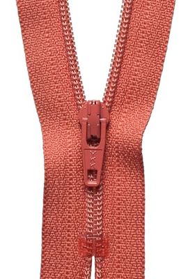 YKK Coil Zip, Nylon, No. 249 Blush Pink, 15 cm Length