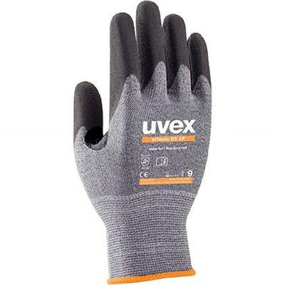 uvex Guanto Antitaglio, Unisex 8, Antricite/Grigio