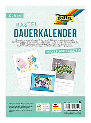 Bringmann 2314 - Calendario A5 da Creare, Colore: Bianco
