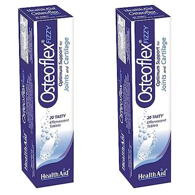 HealthAid OsteoFlex Fizz Effervescent - 20 Tablets (Pack of 2)