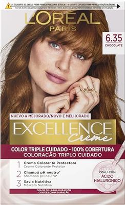 L´ORÉAL PARIS Excellence Creme Tinte Permanente - Tono 6.35 Chocolate
