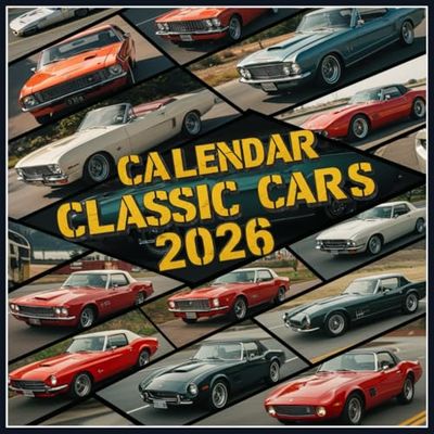Classic Cars Calendar 2026: Timeless Automotive Elegance Vintage Beauties & Legendary Road Icons in Stunning Photography