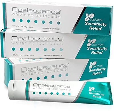 Ultradent Opalescence Sensitive Whitening pasta de dientes Sensitivity Relief Cool Mint 3er paquete de ventajas (3x 133g)