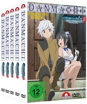 DanMachi-Staffel 2-Gesamtausgabe-Bundle-Vol.1-4 INKL. OVA-DVD [Import]