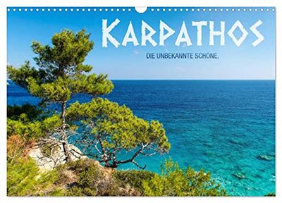 Karpathos – die unbekannte Schöne (Wandkalender 2025 DIN A3 quer), CALVENDO Monatskalender: Traumhaft schöne Bilder von Karpathos.
