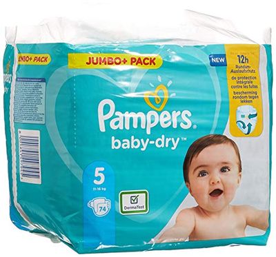 Pampers Baby-Dry Pants Couches - Lot de 2