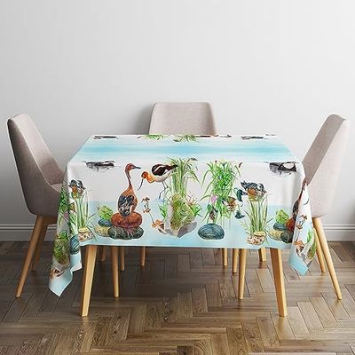 Italian Bed Linen Nappe Anti-Taches au Panama 100% Coton, Dolce Quiete, 150x240 cm