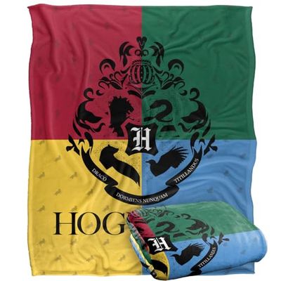 HARRY POTTER Silky Touch Super Soft Sprei Deken, 152 x 127 cm