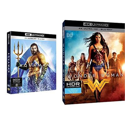 Aquaman (4K Ultra-HD + Blu-Ray) & Wonder Woman (4K+Ultra-HD+Blu-Ray)
