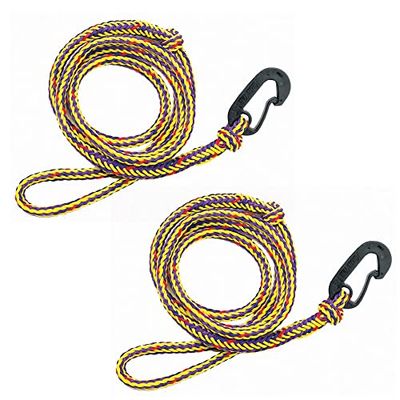 Kwik tek PWCD-2 PWC Dock Lines with Snap Hooks 2 Pack