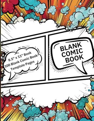 Blank Comic Book: Create Your Own Comic Strip With This 100 Page 8.5" x 11" Blank Comic Book Template. 5 Sub Comic Title Pages Within Pages With 20 Unique Templates For Each Store.