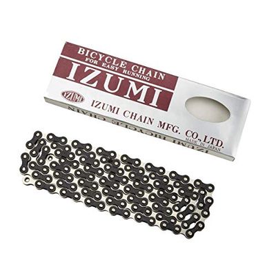 Izumi Standaard Ketting 1/8 x 1/2 (116 schakels), Zilver/Zwart