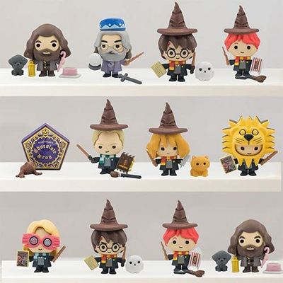 HARRY POTTER Figure-1 gomme dans une boîte surprise série 1 ASSOCIÉ AU 01056-4895205603332 Gommes multicolores (24656)