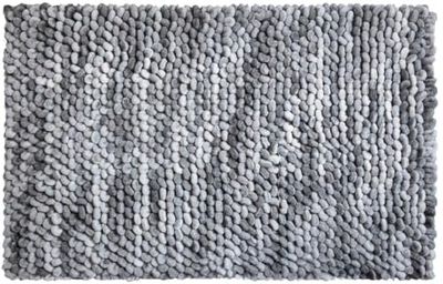 PUNTO badmat 60x100 cm zilvergrijs