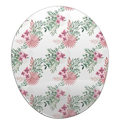 Bonamaison, Tapis de Souris Ergonomique avec Repose-Poignet - Impression numérique - pour Le Bureau et la Maison - 20 x 23 cm