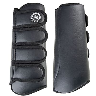 PFIFF Gaya - Polainas traseras, Color Negro