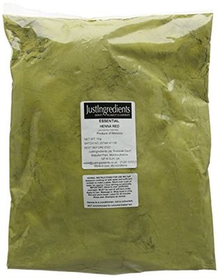 JustIngredients Essentials Henna Red 1 kg (Pack of 2)