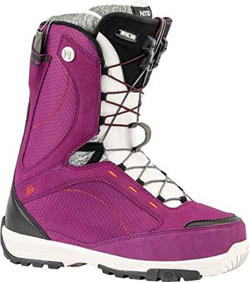 Nitro Snowboards Monarch TLS '20 All Mountain Freestyle Bottes de Snowboard pour Femme, Violet, 52