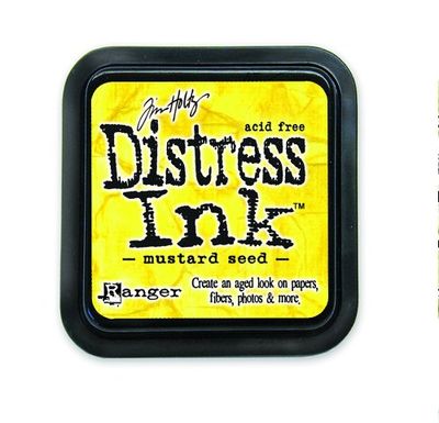 Ranger 18780609 Tim Holtz Distress Ink Pad, Mustard Seed, 7,5 x 7,5 x 10 cm