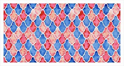 Doge Milano Chemin de cuisine, 100% Made in Italy, Tapis résistant aux taches avec impression numérique, Tapis antidérapant et lavable, Modèle Marrakech - Cherish, cm 100x52